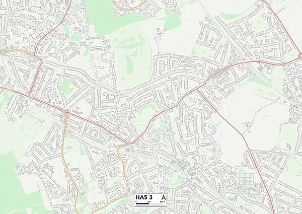Harrow HA5 3 Map