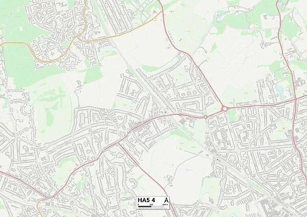 Harrow HA5 4 Map