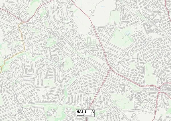 Harrow HA5 5 Map