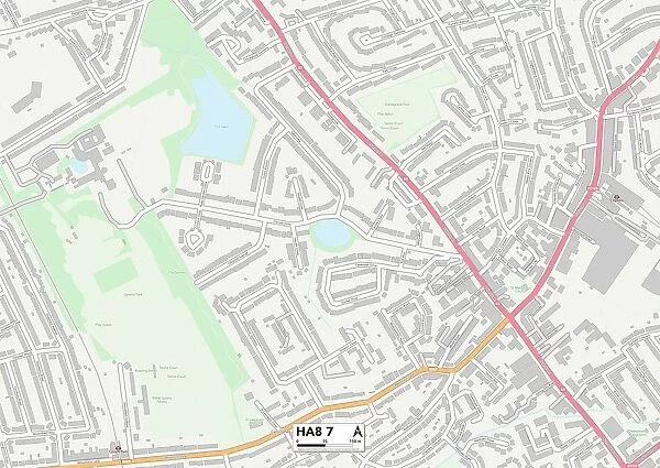 Harrow HA8 7 Map