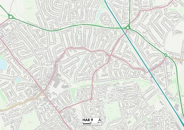 Harrow HA8 9 Map