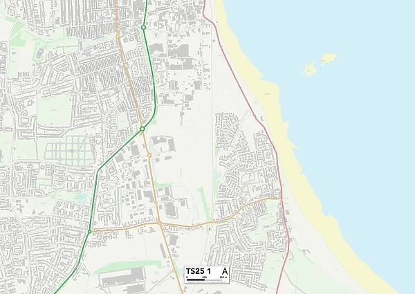 Hartlepool TS25 1 Map