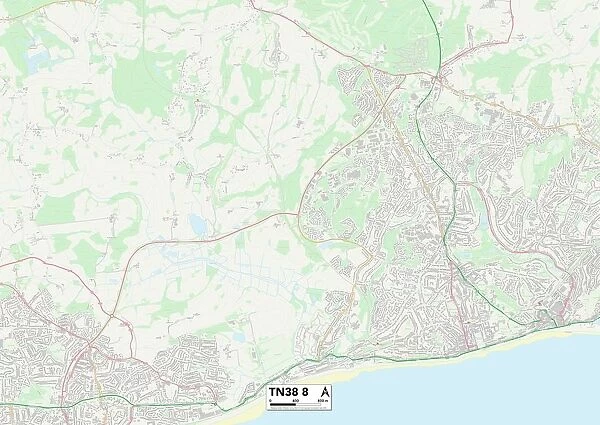 Hastings TN38 8 Map
