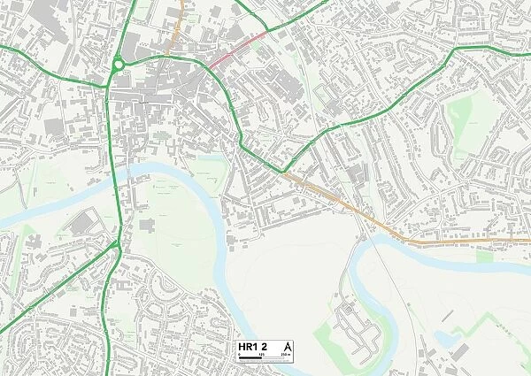 Hereford HR1 2 Map