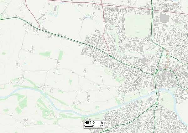 Hereford HR4 0 Map