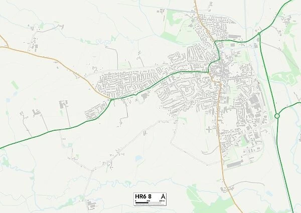 Hereford HR6 8 Map