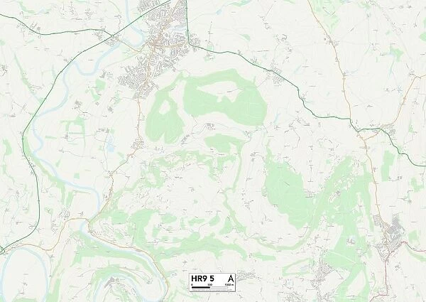 Hereford HR9 5 Map