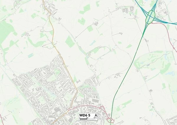 Hertsmere WD6 5 Map