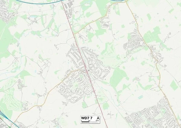 Hertsmere WD7 7 Map