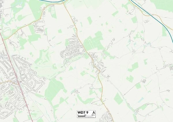 Hertsmere WD7 9 Map