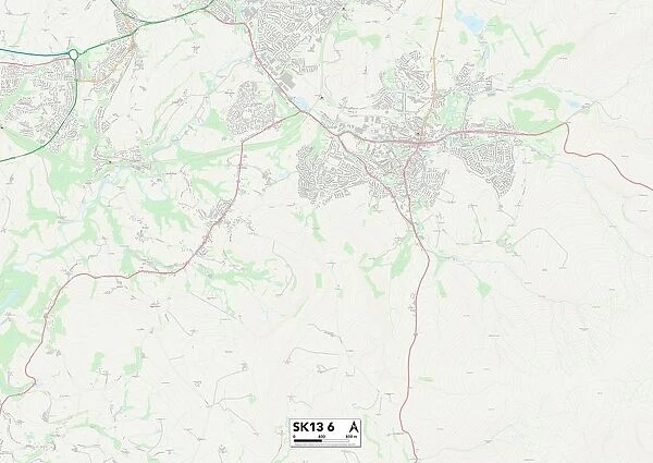 High Peak SK13 6 Map