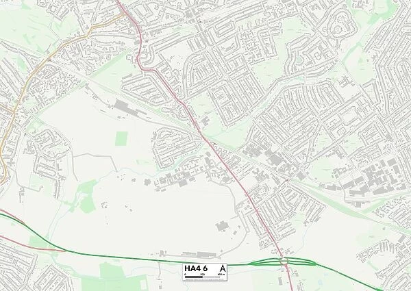 Hillingdon HA4 6 Map