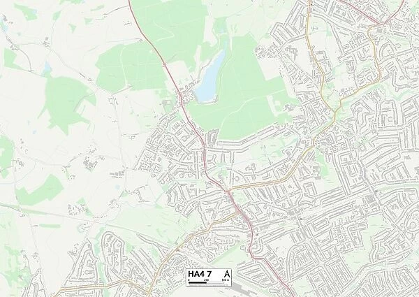 Hillingdon HA4 7 Map
