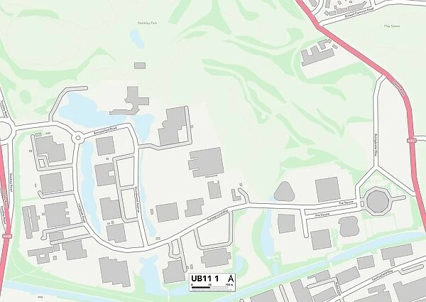 Hillingdon UB11 1 Map