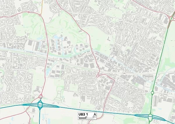 Hillingdon UB3 1 Map