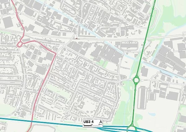 Hillingdon UB3 4 Map