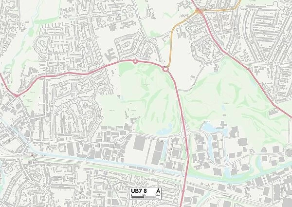 Hillingdon UB7 8 Map