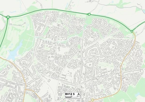 Horsham RH12 5 Map