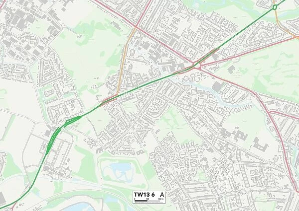 Hounslow TW13 6 Map