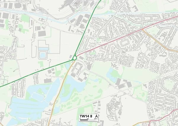 Hounslow TW14 8 Map