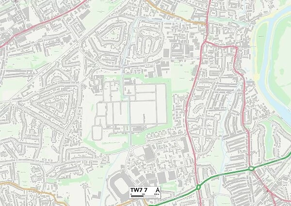Hounslow TW7 7 Map