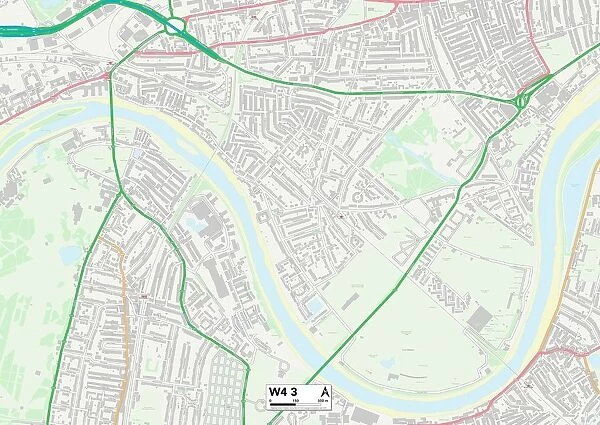 Hounslow W4 3 Map