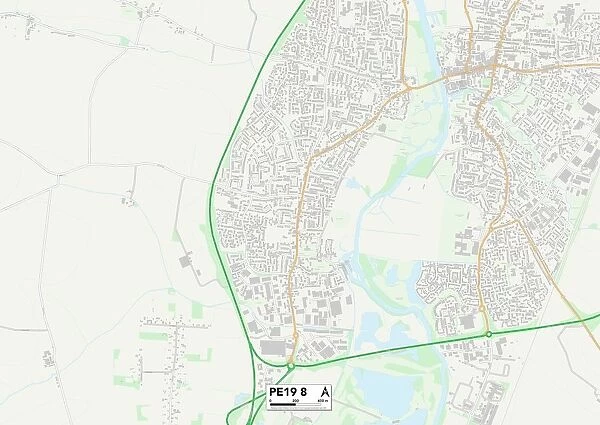 Huntingdonshire PE19 8 Map