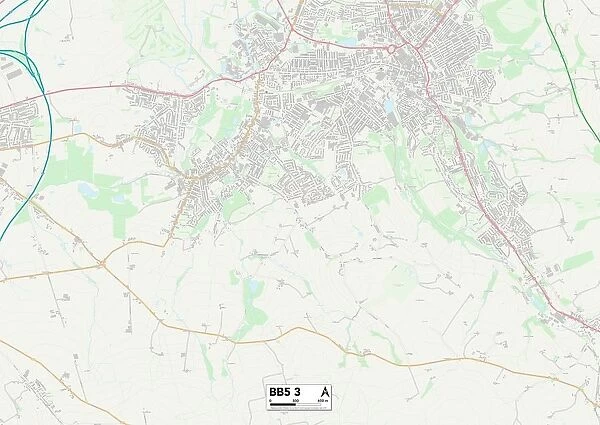 Hyndburn BB5 3 Map