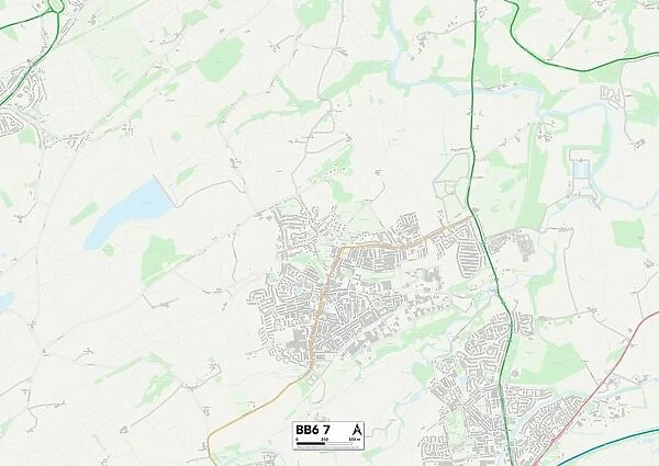Hyndburn BB6 7 Map