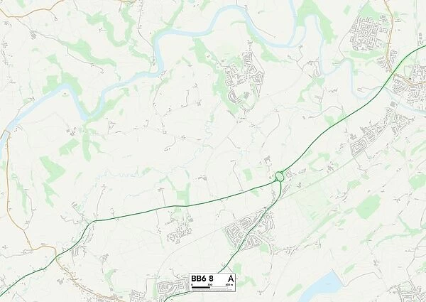 Hyndburn BB6 8 Map