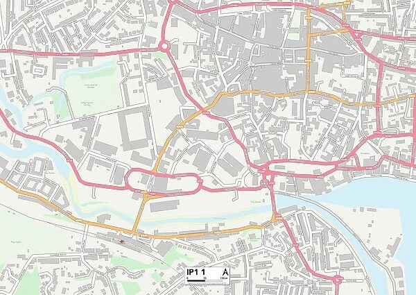 Ipswich IP1 1 Map