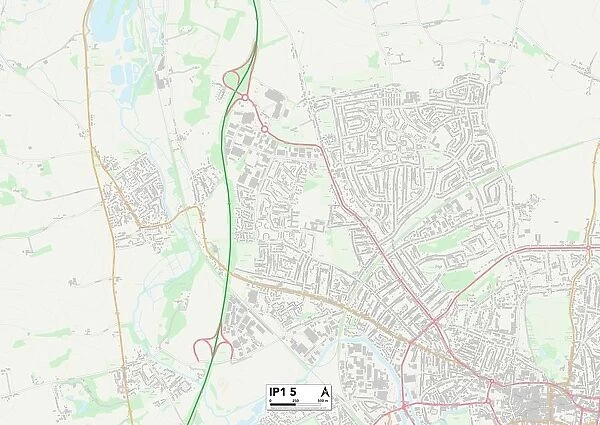 Ipswich IP1 5 Map