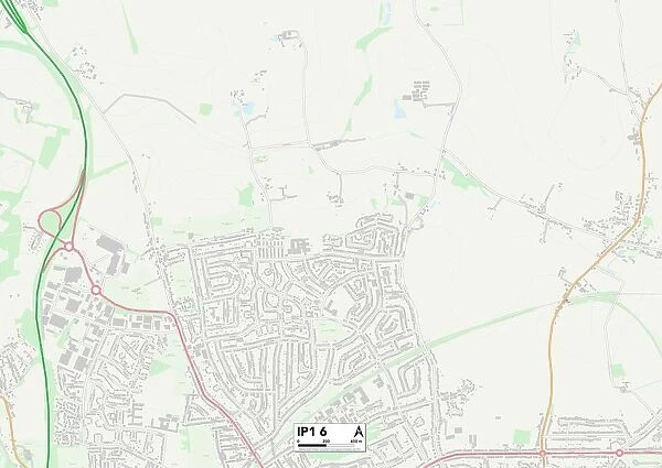 Ipswich IP1 6 Map