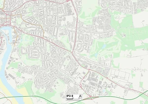 Ipswich IP3 8 Map