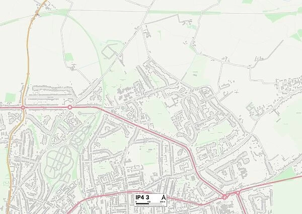 Ipswich IP4 3 Map