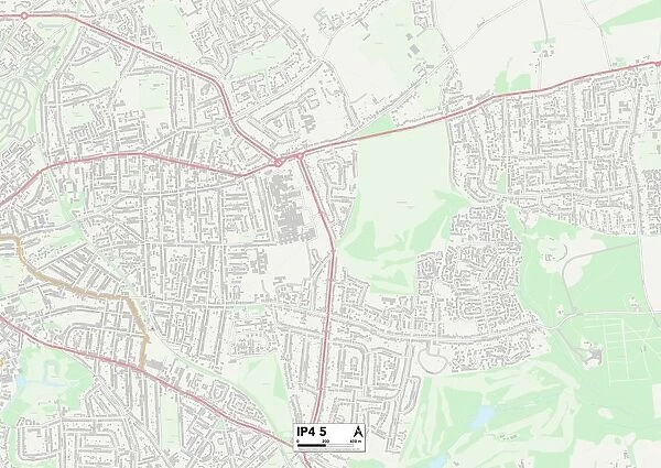 Ipswich IP4 5 Map