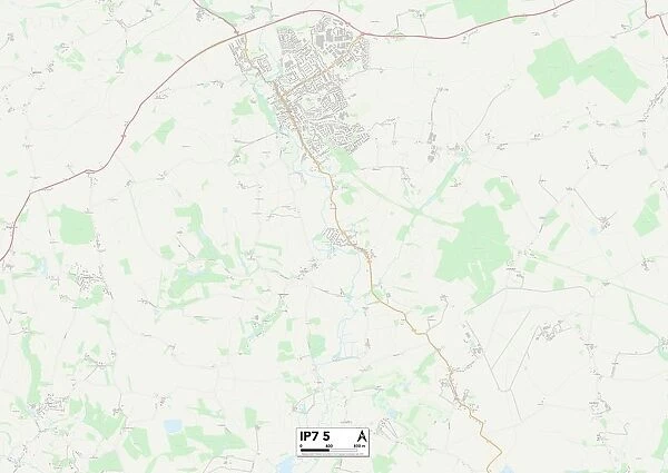 Ipswich IP7 5 Map