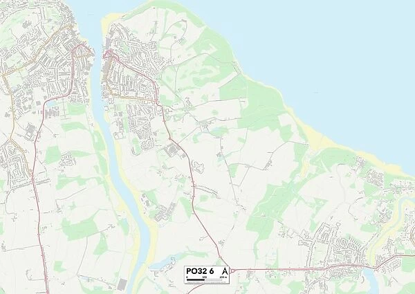 Isle of Wight PO32 6 Map