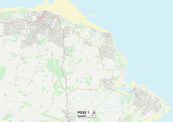 Isle of Wight PO33 1 Map