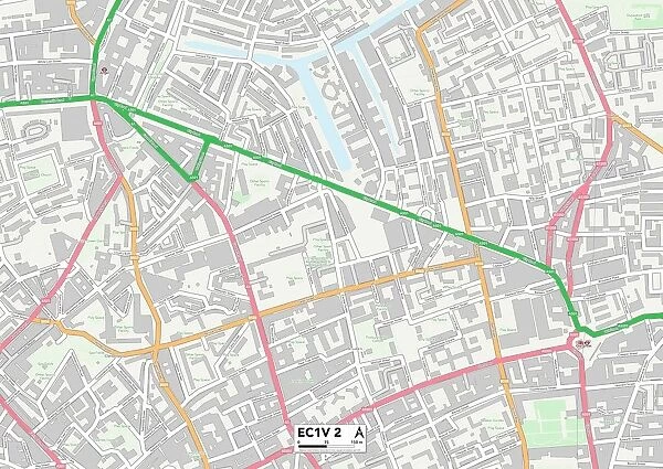 Islington EC1V 2 Map