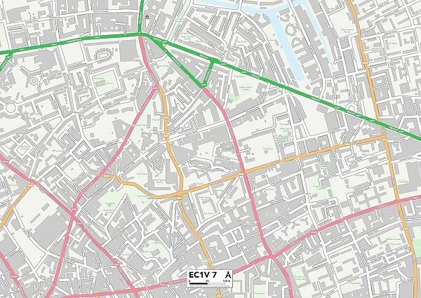 Islington EC1V 7 Map