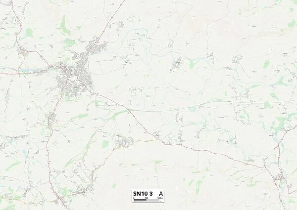 Kennet SN10 3 Map