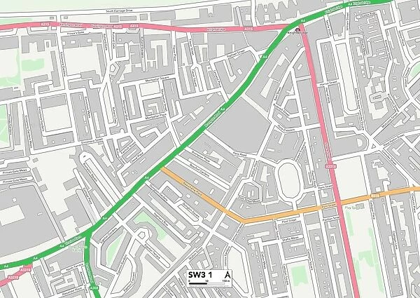 Kensington and Chelsea SW3 1 Map