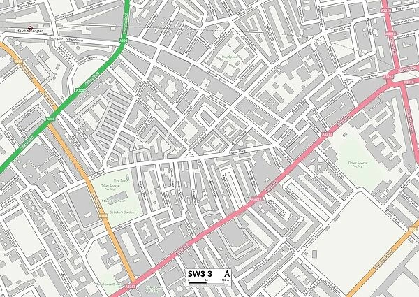 Kensington and Chelsea SW3 3 Map