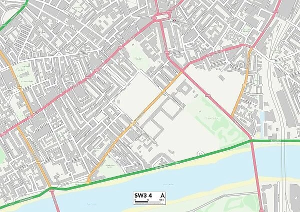 Kensington and Chelsea SW3 4 Map