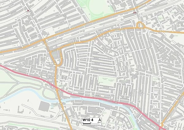 Kensington and Chelsea W10 4 Map