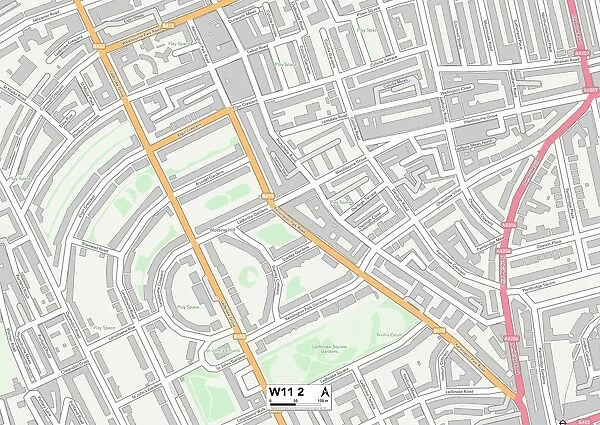 Kensington and Chelsea W11 2 Map
