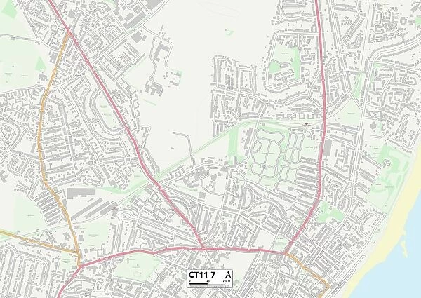Kent CT11 7 Map