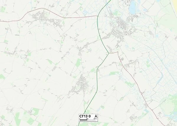 Kent CT13 0 Map