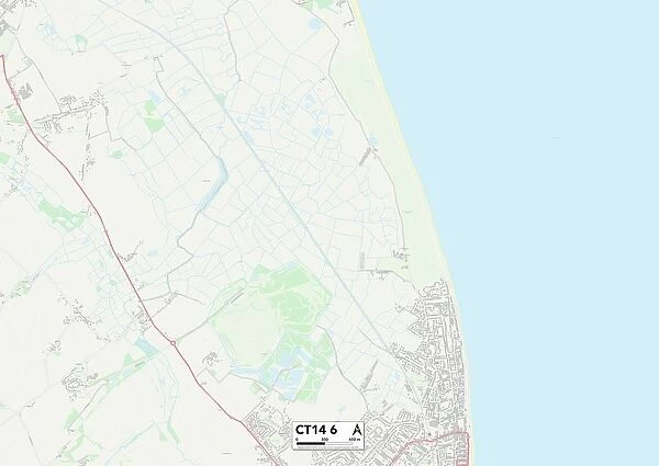 Kent CT14 6 Map